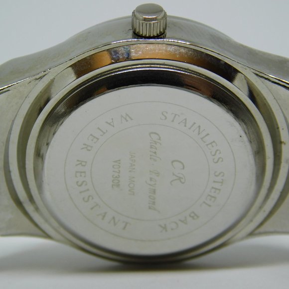 Charles Raymond V0730L Quartz Analog Women's Watch Sz. 7 1/2" New Battery - Picture 6 of 10